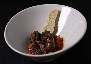 Escargot met sobrassado