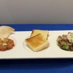 Duet van gerookte zalm en gerookte eendenborst