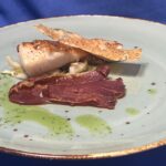 Victoriabaars met ham op witlof